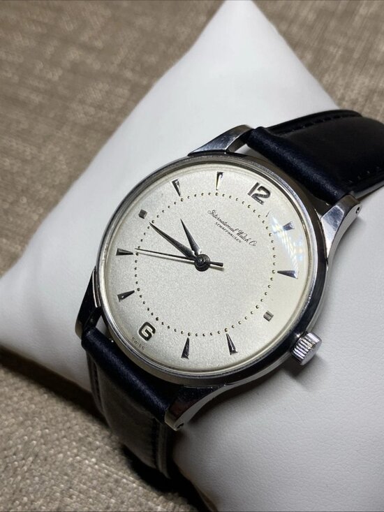 IWC Other - 1943 IWC Schaffhausen Cal 83 Oversize 37mm Staybrite Steel WWII Era Watch